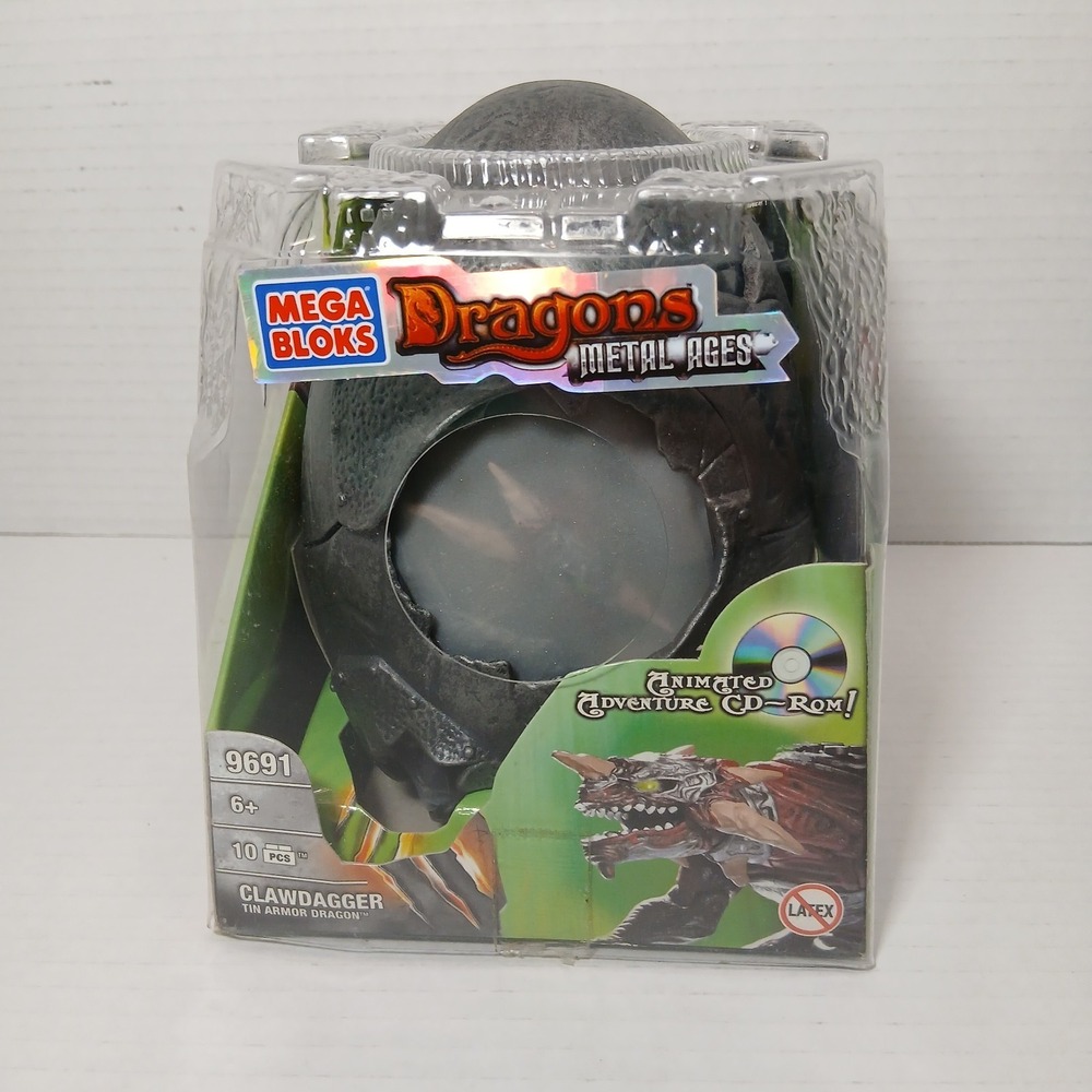 2005 Mega Bloks Red Dragon METAL AGES Tin Armour CLAWDAGGER Claw Dagger 9691 NEW